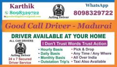 Call Drivers - Good Acting Driver in Madurai