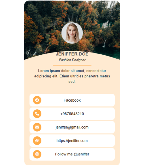 Contactless digital business cards